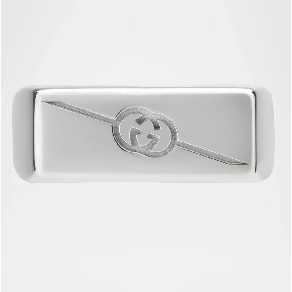 Gucci GG Tag RIng Chevalier, Size G 18 (US 8)